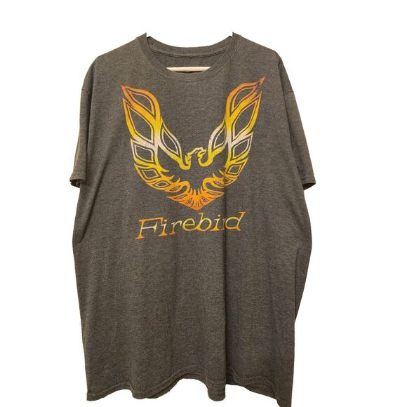 General Motors GM Pontiac Firebird Gray Retro Graphic Tshirt - 2XL - Picture 1 of 8